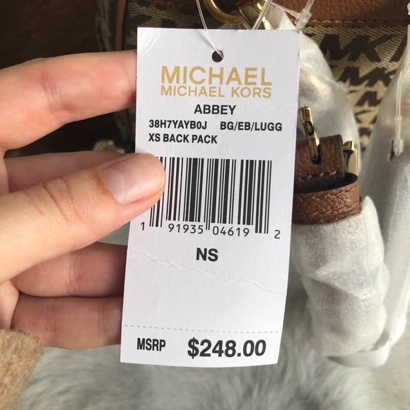 SOLD Michael Kors ABBEY backpack XS - Picture 6 of 7